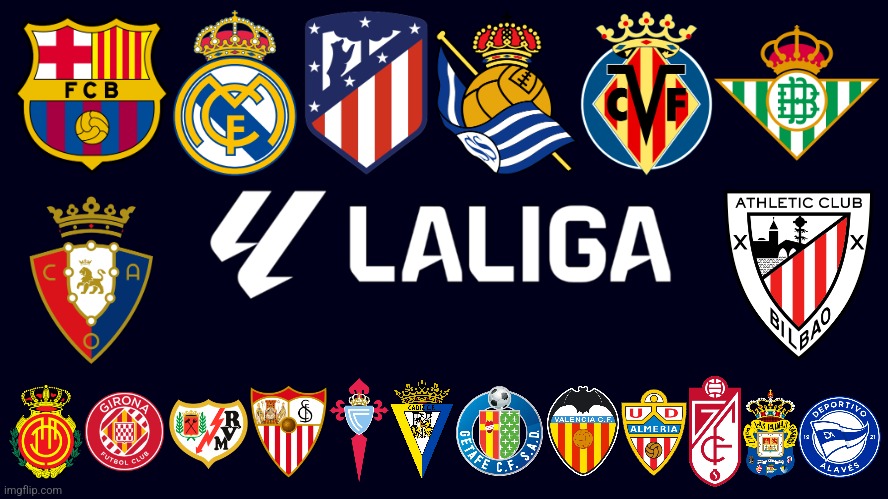 The LaLiga 2023/2024 Season is SET! | image tagged in la liga,futbol,spain,2024,barcelona,real madrid | made w/ Imgflip meme maker