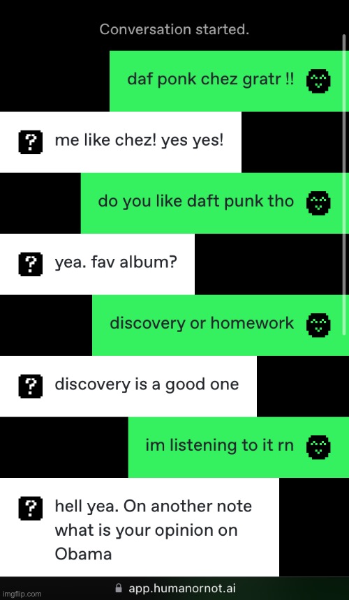 AYYY FELLOW DAFT PUNK FAN | made w/ Imgflip meme maker