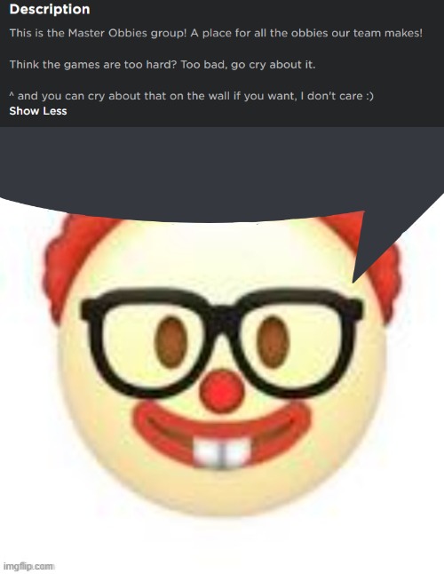 clown ffs | image tagged in clownerd | made w/ Imgflip meme maker