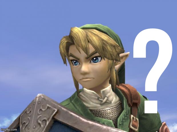 Link | ? | image tagged in link | made w/ Imgflip meme maker