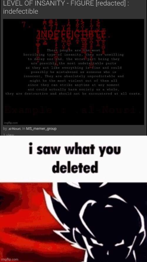 image tagged in i saw what you deleted | made w/ Imgflip meme maker