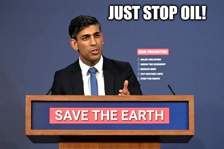 Stop Oil | JUST STOP OIL! | image tagged in climate | made w/ Imgflip meme maker
