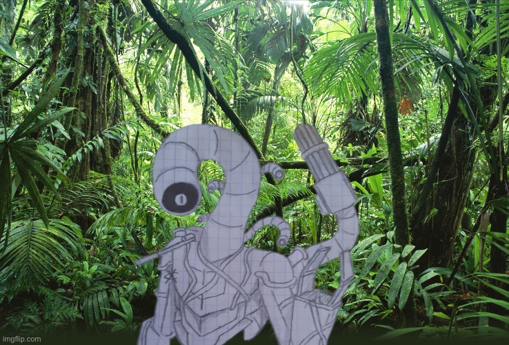 How BANEs bossfight would work | image tagged in jungle | made w/ Imgflip meme maker