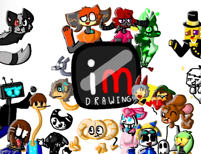 ImgFlip Drawings Stream Community Art!!! (God finally done) | image tagged in drawings | made w/ Imgflip meme maker