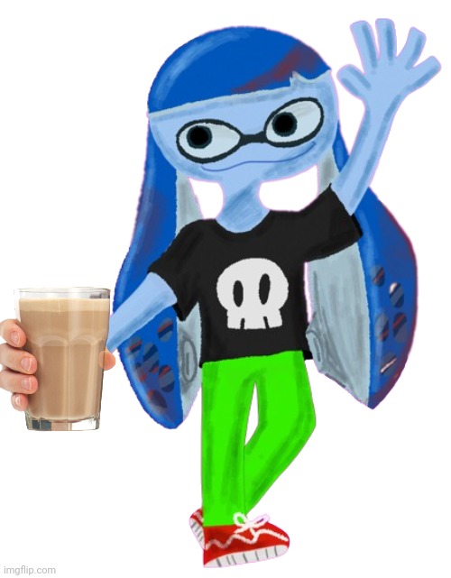 Skatez in the official Splatoon 3 art style | image tagged in skatez in the official splatoon 3 art style | made w/ Imgflip meme maker