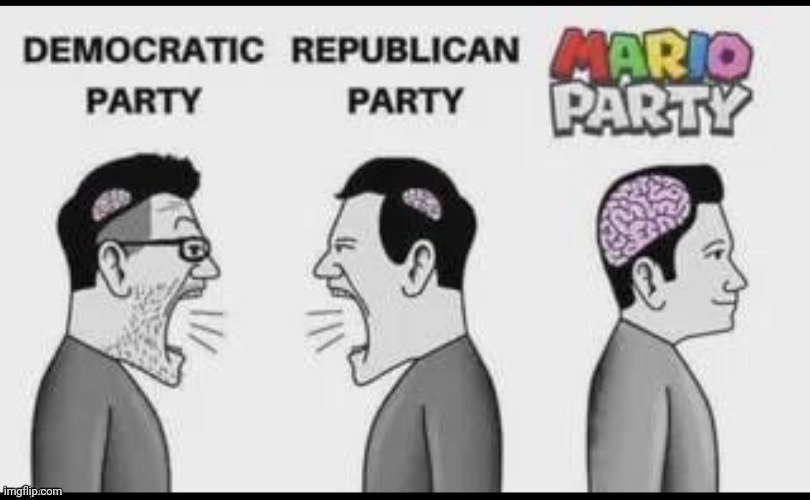 . | image tagged in republicans,democrats,mario party | made w/ Imgflip meme maker