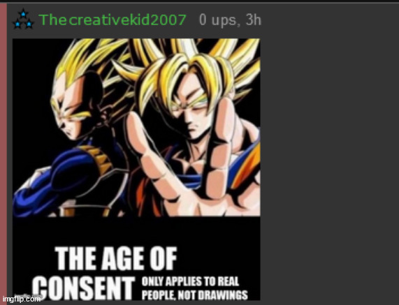 excuse me? so if you saw porn of a 5 year ol getting fucked by a 50 year old do you think it would be fine? no. | made w/ Imgflip meme maker