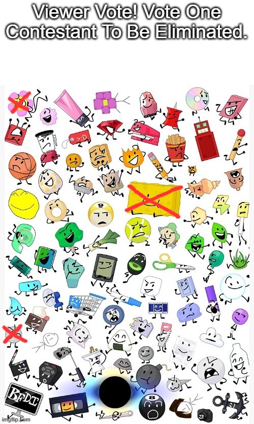 Spongy was eliminated in a tie-breaker wheel. | made w/ Imgflip meme maker