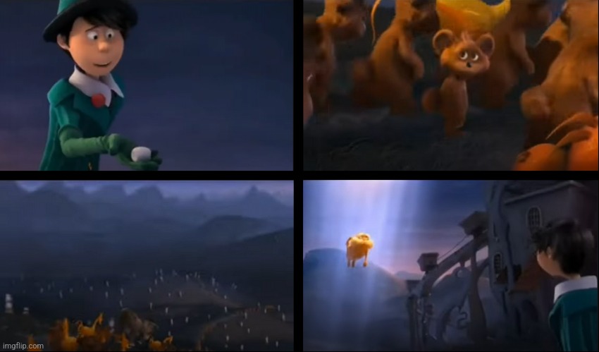 Lorax Leaving | image tagged in lorax leaving | made w/ Imgflip meme maker