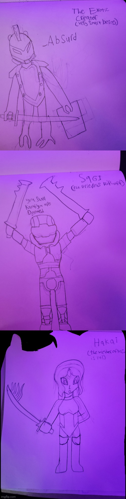 3 drawings of mine | made w/ Imgflip meme maker