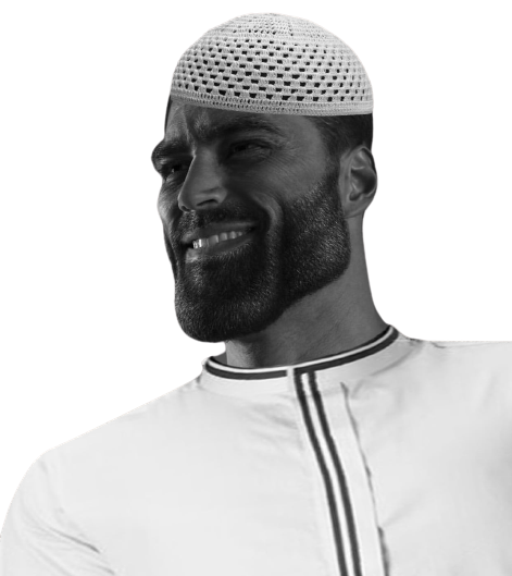 Chad whisper Arab version Meme Generator - Imgflip