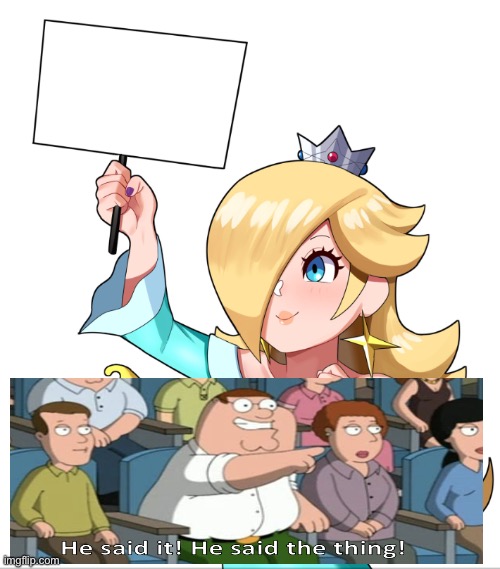 ROSALINA SIGN | image tagged in rosalina sign | made w/ Imgflip meme maker