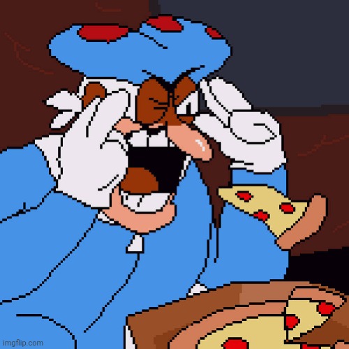 pizzakenesis (not my art) | made w/ Imgflip meme maker