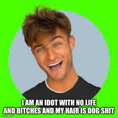 TOPPER IS UGLY AS FUCK | I AM AN IDOT WITH NO LIFE AND BITCHES AND MY HAIR IS DOG SHIT | image tagged in topper guild | made w/ Imgflip meme maker