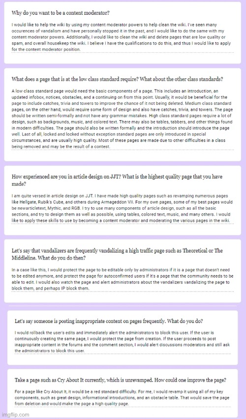 Unreleased image of Sanjay’s (JJT) staff application | made w/ Imgflip meme maker