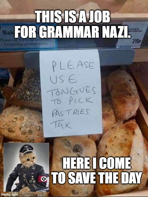How bout just using wax paper? | THIS IS A JOB FOR GRAMMAR NAZI. HERE I COME TO SAVE THE DAY | image tagged in grammar nazi,grammar nazi cat | made w/ Imgflip meme maker