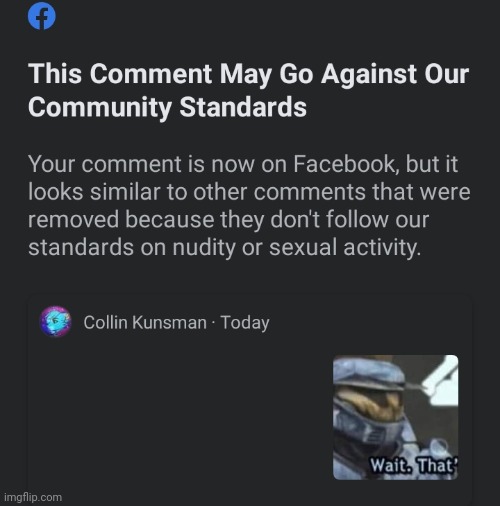Facebook must really hate Master Chief | made w/ Imgflip meme maker