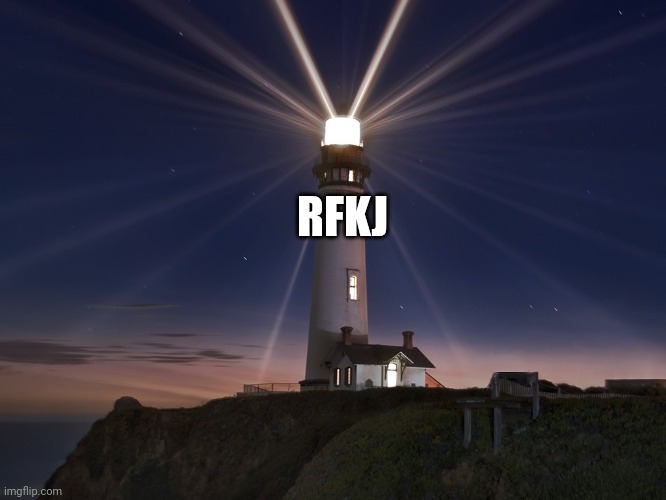 Lighthouse | RFKJ | image tagged in lighthouse | made w/ Imgflip meme maker