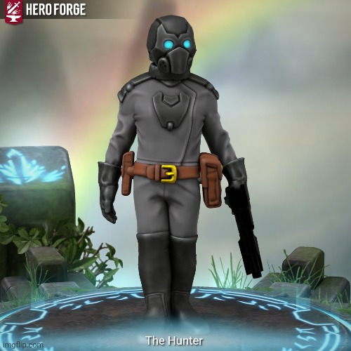 This will be The Hunter's avatar in the Bossfights game | made w/ Imgflip meme maker