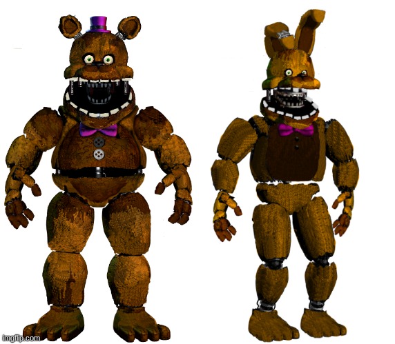 whats wrong/weird about springbonnie? | image tagged in fnaf,fredbears family diner,fredbear and friends,springbonnie | made w/ Imgflip meme maker