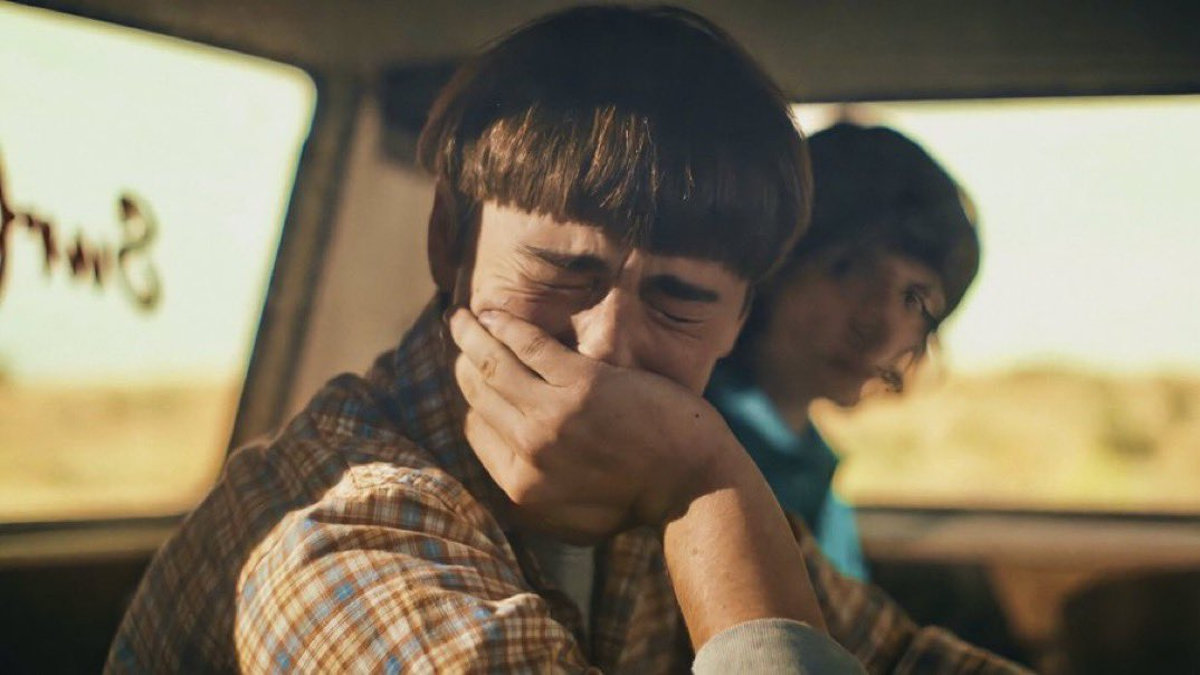 Will Byers crying meme Blank Meme Template