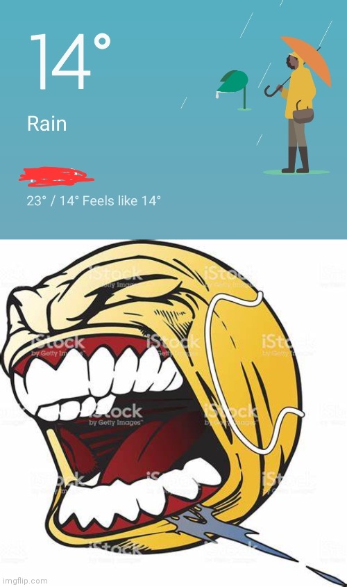 Finally raining when we actually need it. Let's go | image tagged in let's go ball | made w/ Imgflip meme maker