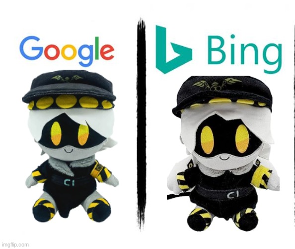Google v. Bing | image tagged in google v bing | made w/ Imgflip meme maker