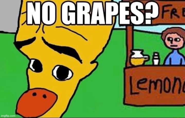 no grapes? | image tagged in megamind peeking | made w/ Imgflip meme maker