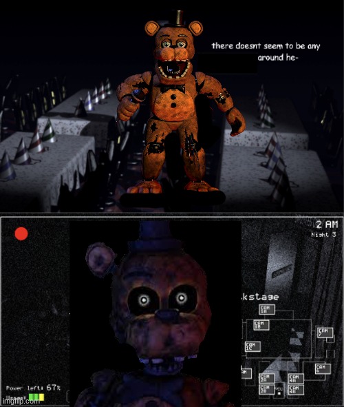 title | image tagged in fnaf | made w/ Imgflip meme maker