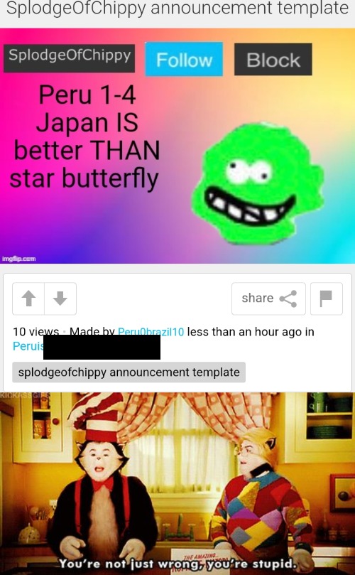 image tagged in you're not just wrong you're stupid | made w/ Imgflip meme maker