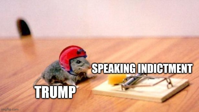 That's going to leave a mark | SPEAKING INDICTMENT; TRUMP | image tagged in mouse trap,chess,slipknot,checkmate,loser | made w/ Imgflip meme maker