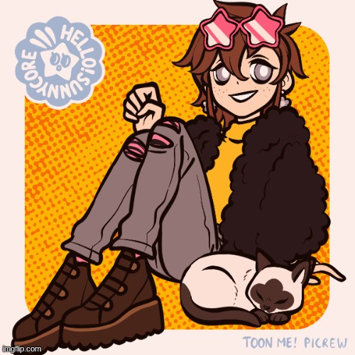 Found another good picrew, still not perfect representation of