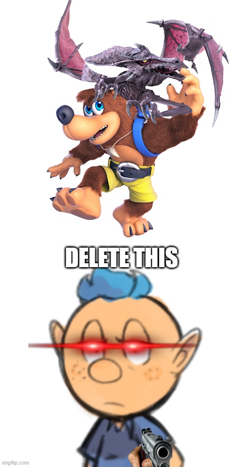delete this | DELETE THIS | image tagged in dissatisfied alph,delete this,shitpost | made w/ Imgflip meme maker