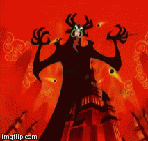 An attack on evil... | image tagged in gifs,samurai jack | made w/ Imgflip video-to-gif maker