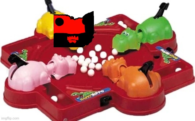 hungry hippos | image tagged in hungry hippos | made w/ Imgflip meme maker