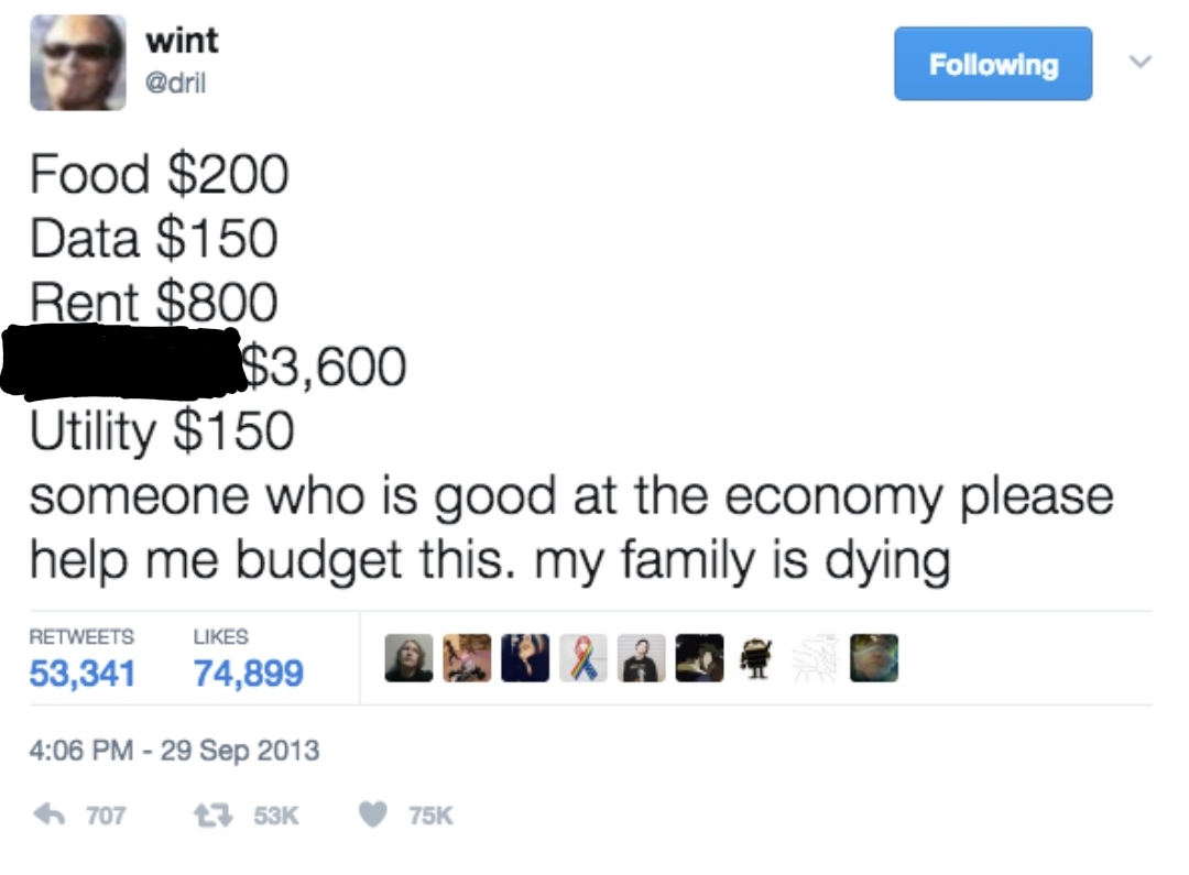 Someone who is good at the economy Blank Meme Template