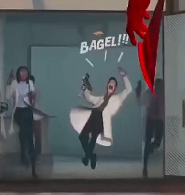 Spider Verse Bagel Guy Blank Meme Template