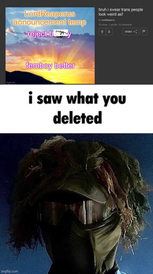 image tagged in floor i saw what you deleted | made w/ Imgflip meme maker