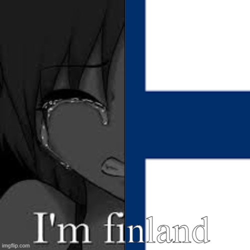 I'm finland | nland | image tagged in im fine | made w/ Imgflip meme maker