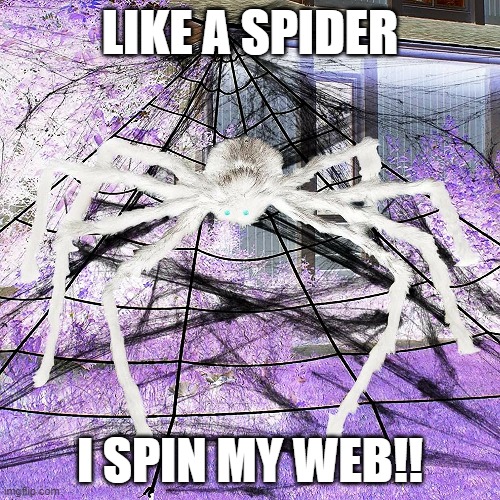 Like A Spider!! | LIKE A SPIDER; I SPIN MY WEB!! | image tagged in ffxiv | made w/ Imgflip meme maker