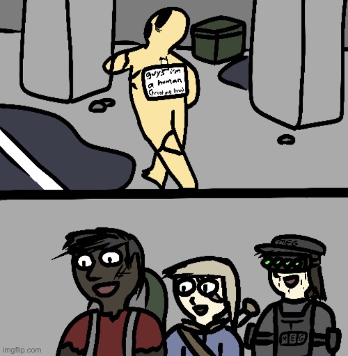 it’s a backrooms joke if you don’t get it | image tagged in axel in level 1 | made w/ Imgflip meme maker