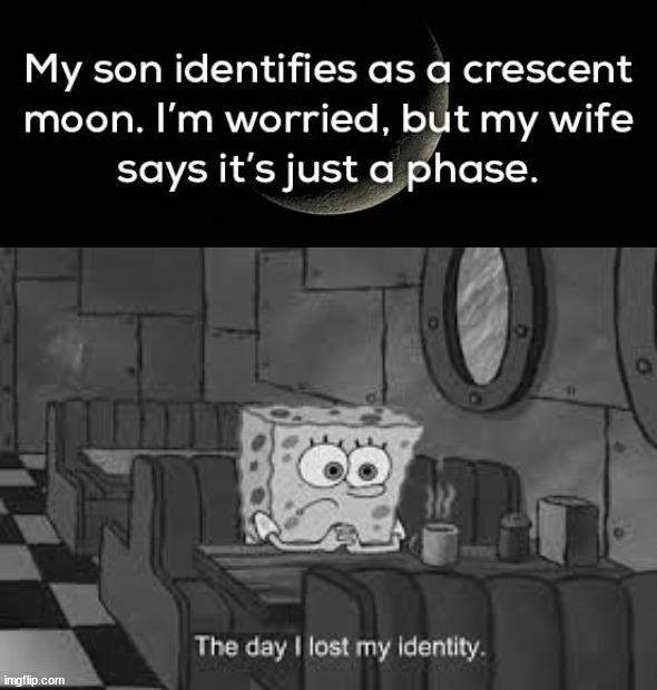 image tagged in the day i lost my identity | made w/ Imgflip meme maker