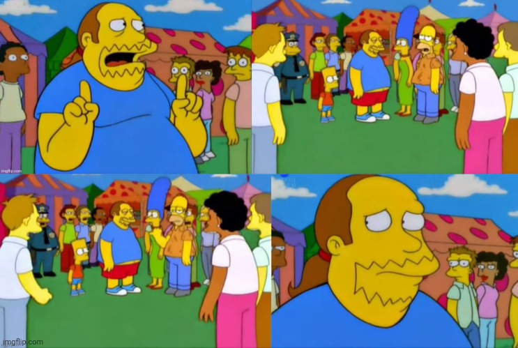Everyone care this guy says meme. | image tagged in the simpsons | made w/ Imgflip meme maker