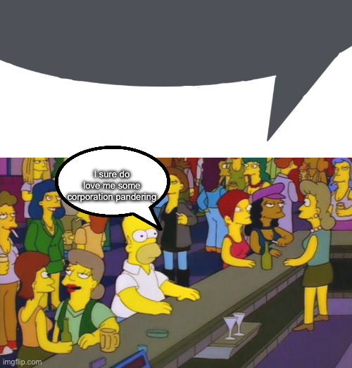 Homer speech bubble Blank Meme Template