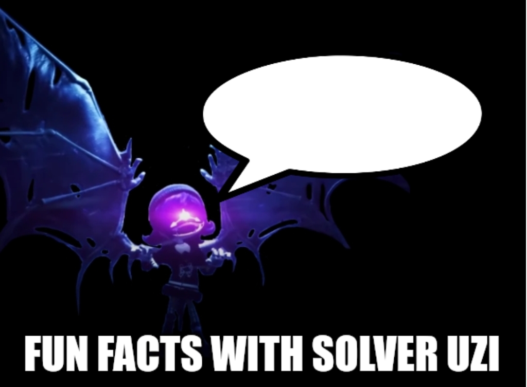 Fun Facts with Solver Uzi Blank Meme Template