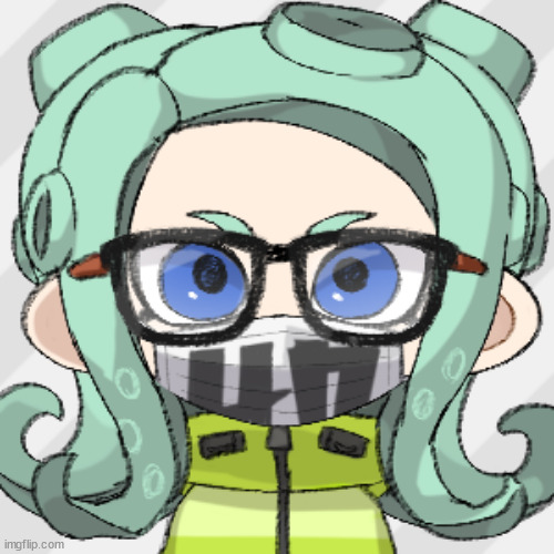 Octoling Skye | image tagged in octoling skye | made w/ Imgflip meme maker