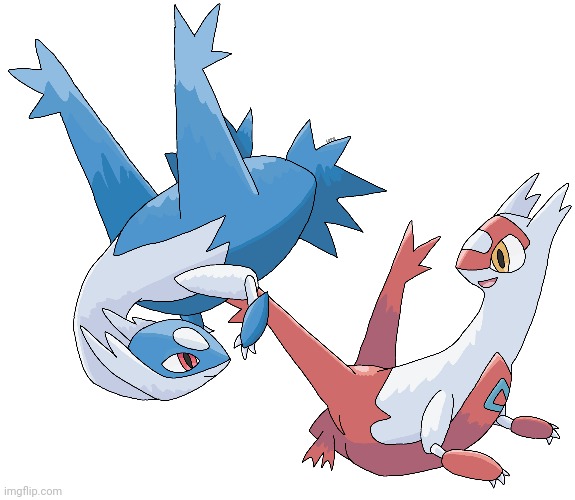 Some art of Latios and Latias I made! | image tagged in art | made w/ Imgflip meme maker