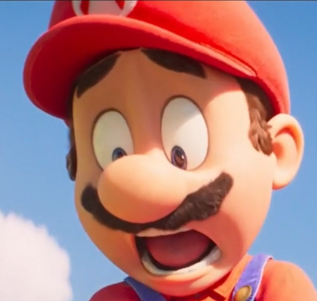 Movie Mario screaming Blank Meme Template