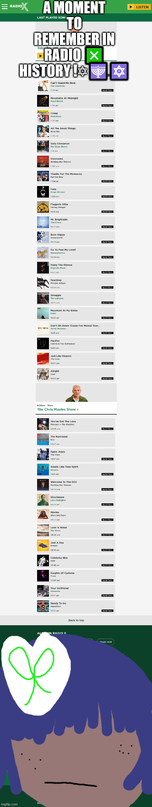 no one from Linkin Park will die this summer | A MOMENT TO REMEMBER IN RADIO ❎ HISTORY !✡🕎🔯 | image tagged in no one from the cure will die in the next 26 hour's | made w/ Imgflip meme maker