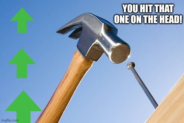 YOU HIT THAT ONE ON THE HEAD! | made w/ Imgflip meme maker